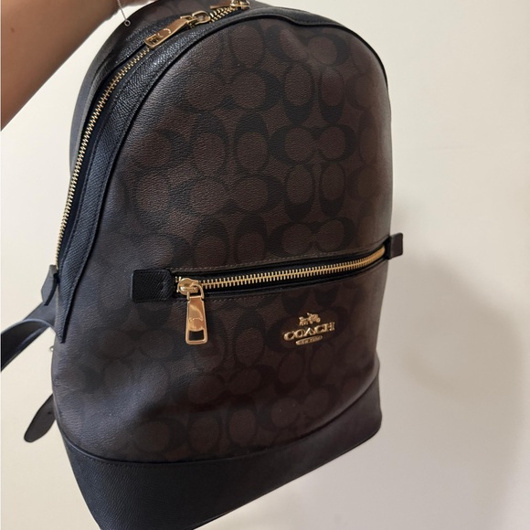 Coach Handbags - Coach Signature Brown and Black Backpack